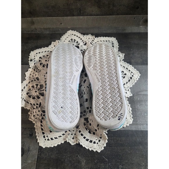 Converse Womens Breakpoint Ox Floral Sneakers Shoes Blue Green Size 7‎ - Picture 6 of 7